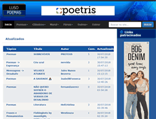 Tablet Screenshot of luso-poemas.net
